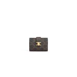 CELINE NINO Logo Print Slim Wallet