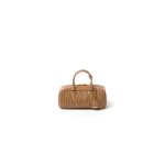 MiuMiu Large Arcadie matelassé nappa leather bag(high-end grade)