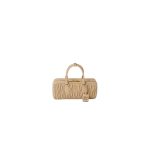 MiuMiu Large Arcadie matelassé nappa leather bag(high-end grade)