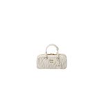MiuMiu Large Arcadie matelassé nappa leather bag(high-end grade)