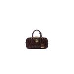 MiuMiu Large Arcadie matelassé nappa leather bag(high-end grade)