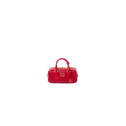 MiuMiu Regular Arcadie matelassé nappa leather bag(high-end grade)