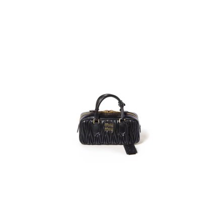 MiuMiu Regular Arcadie matelassé nappa leather bag(high-end grade)