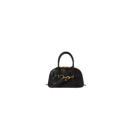 MiuMiu Small Aventure nappa leather top-handle bag (high-end grade)