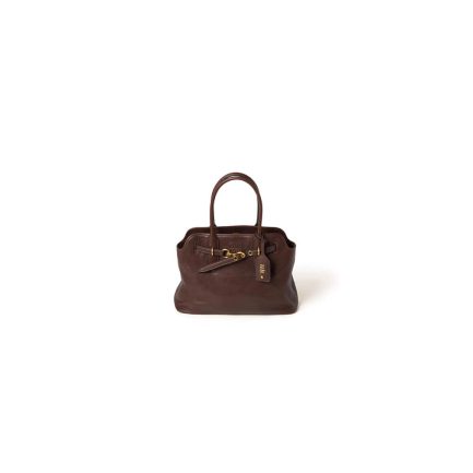 MiuMiu Medium Aventure nappa leather bag(high-end grade)