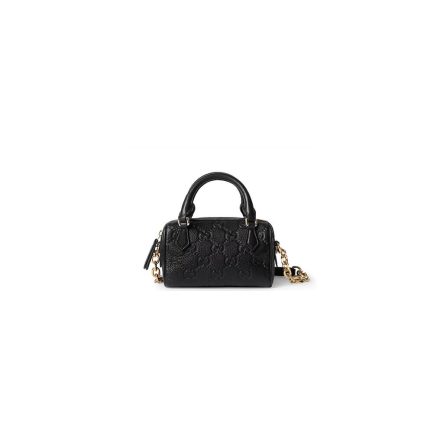 GG Emblem mini boston bag