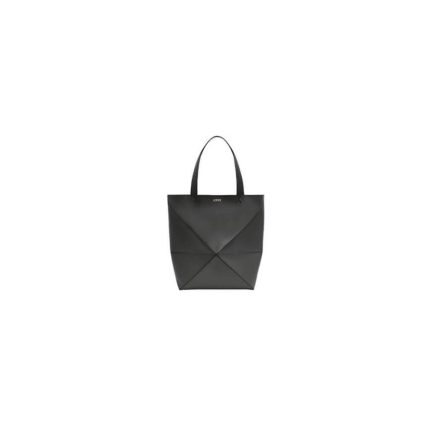 LOEWE Large Puzzle Fold tote in shiny calfskin(HIGH-END GRADE)