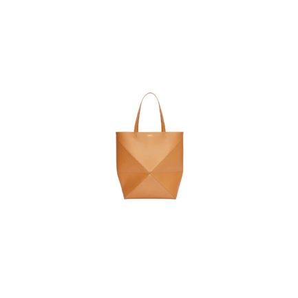 LOEWE Large Puzzle Fold tote in shiny calfskin(HIGH-END GRADE)