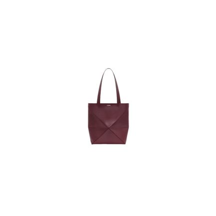 LOEWE Large Puzzle Fold tote in shiny calfskin(HIGH-END GRADE)