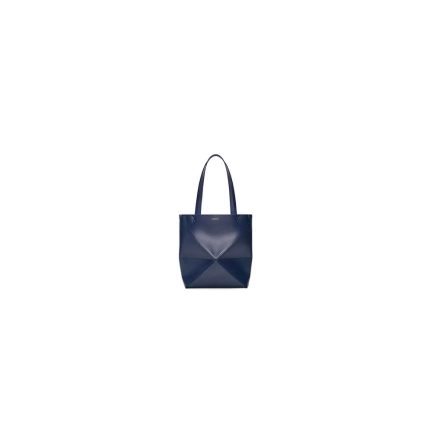 LOEWE Medium Puzzle Fold tote in shiny calfskin(HIGH-END GRADE)