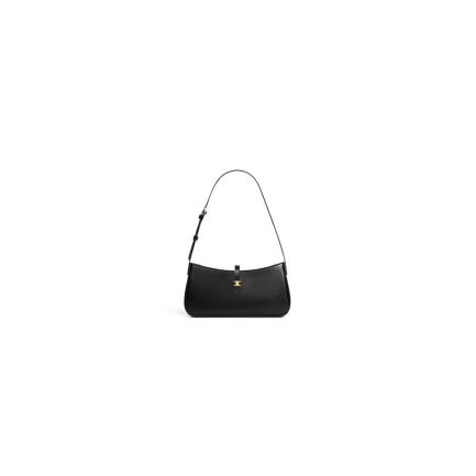CELINE TINA SHOULDER BAG IN Triomphe canvas