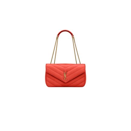 YSL LOULOU medium in MATELASSÉ lambskin(high-end grade)
