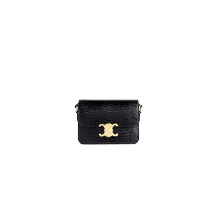 CELINE TEEN TRIOMPHE lizard pattern handbag(HIGH-END GRADE)