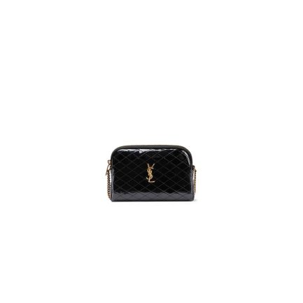 YSL GABY ZIPPERED POUCH IN LAMBSKIN