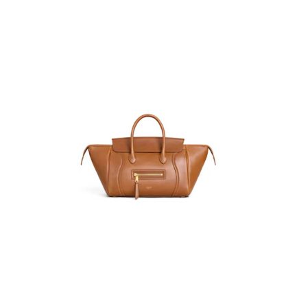 CELINE SMALL NEW LUGGAGE IN SUPPLE SHINY LAMBSKIN(HIGH-END GRADE)