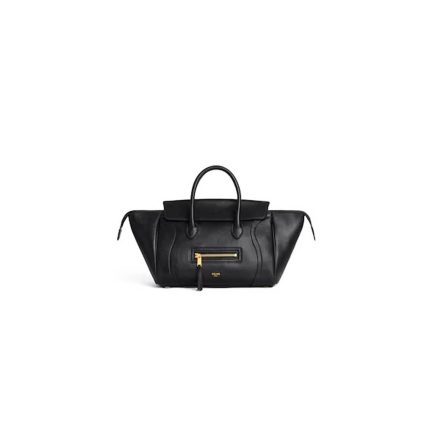 CELINE SMALL NEW LUGGAGE IN SUPPLE SHINY LAMBSKIN(HIGH-END GRADE)