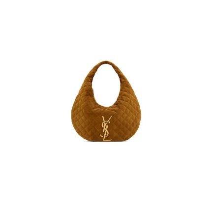 YSL ICARE quilted suede Hobo handbag(HIGH-END GRADE)