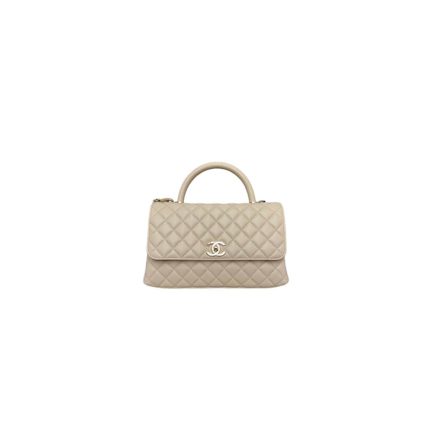 Chanel Large Coco Handle Flap Shoulder Bag